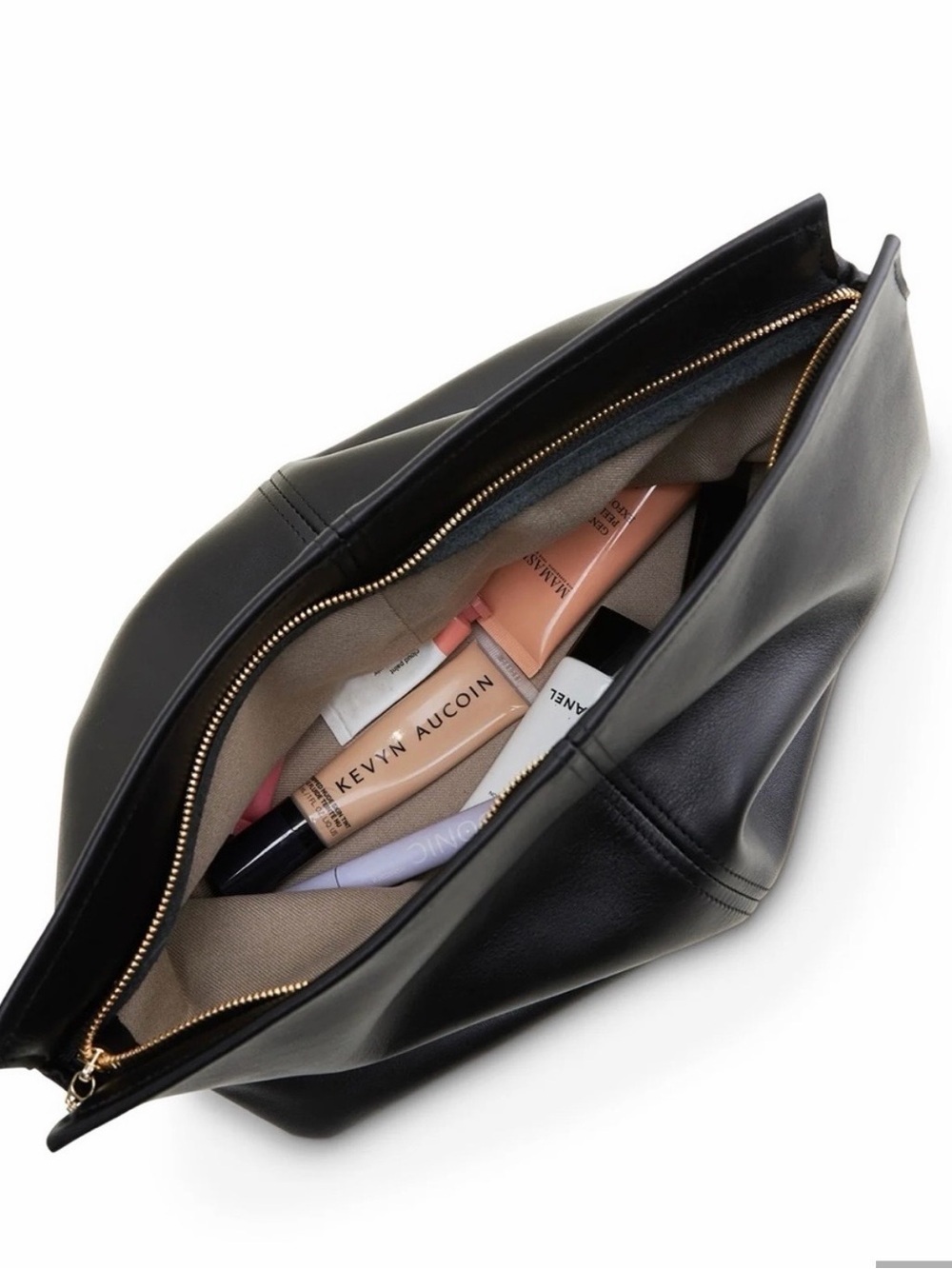 NWOT POELLE Leather Clutch - Sleek Minimal Design - Picture 4 of 11